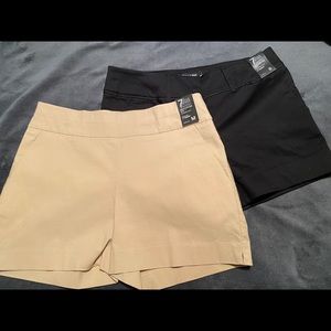 Ladies/Juniors NY&C Shorts, tan/black